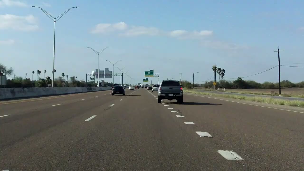 Port of Brownsville Connector (Interstate 169/TX 550 Toll) northbound