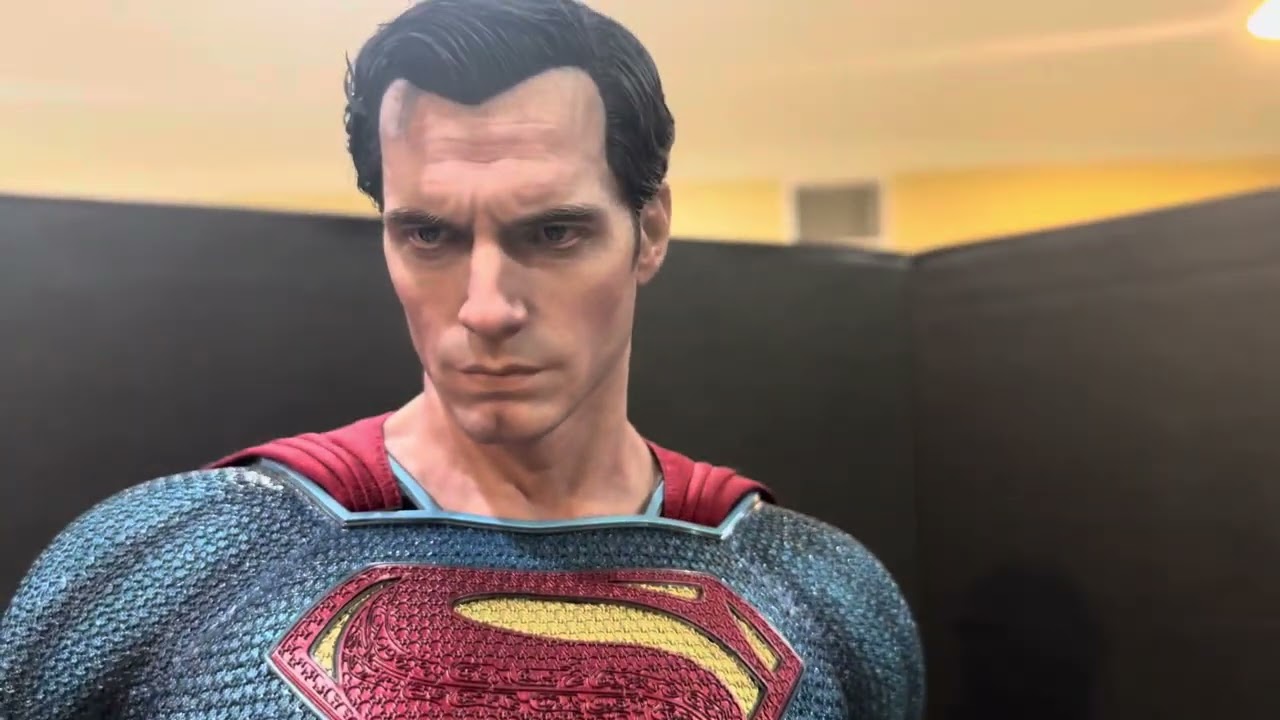 JND Studios Hyperreal Silicone Statue Superman Man of Steel Justice League Henry Cavill Amazing!!