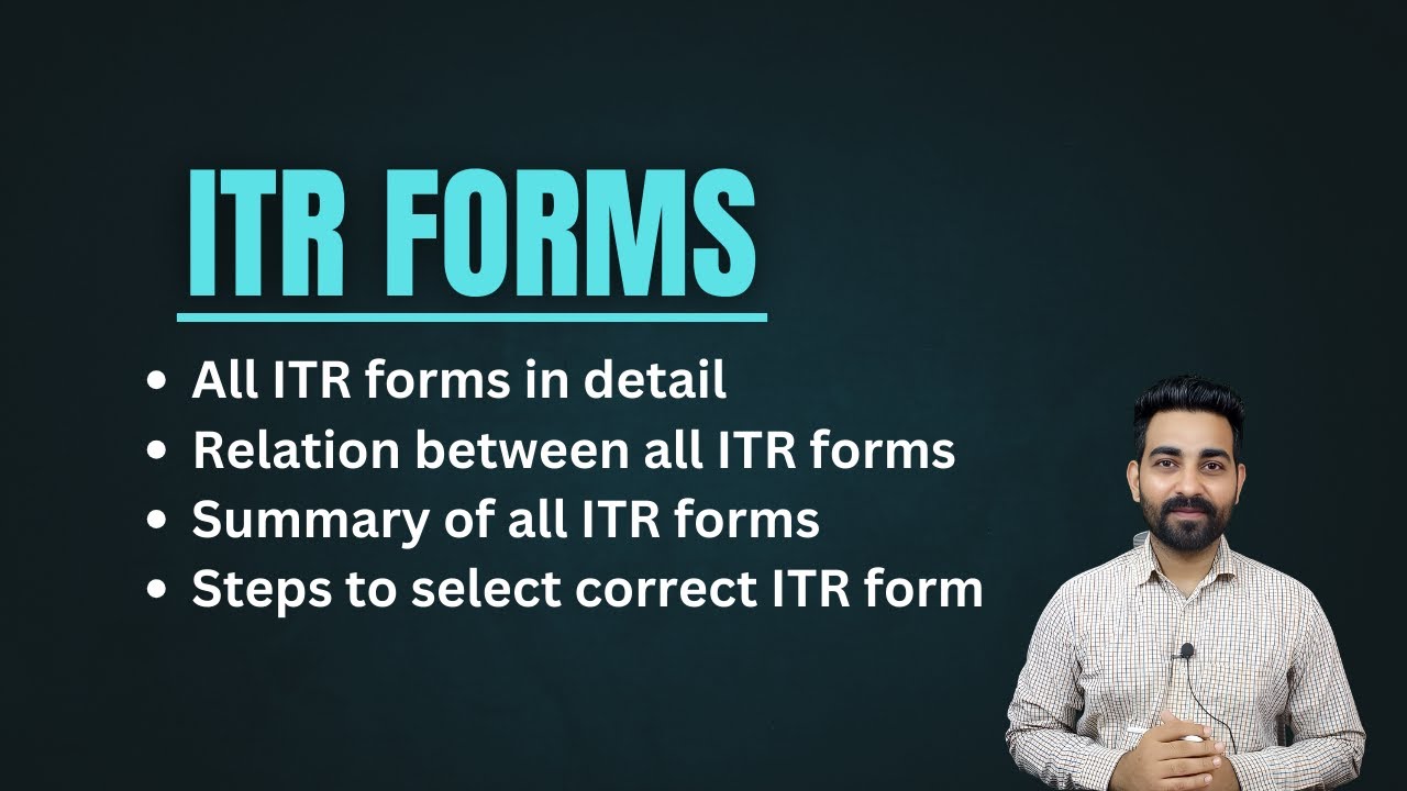 Which ITR form is right for you? | All about ITR forms with Summary | Commerce News Guruji
