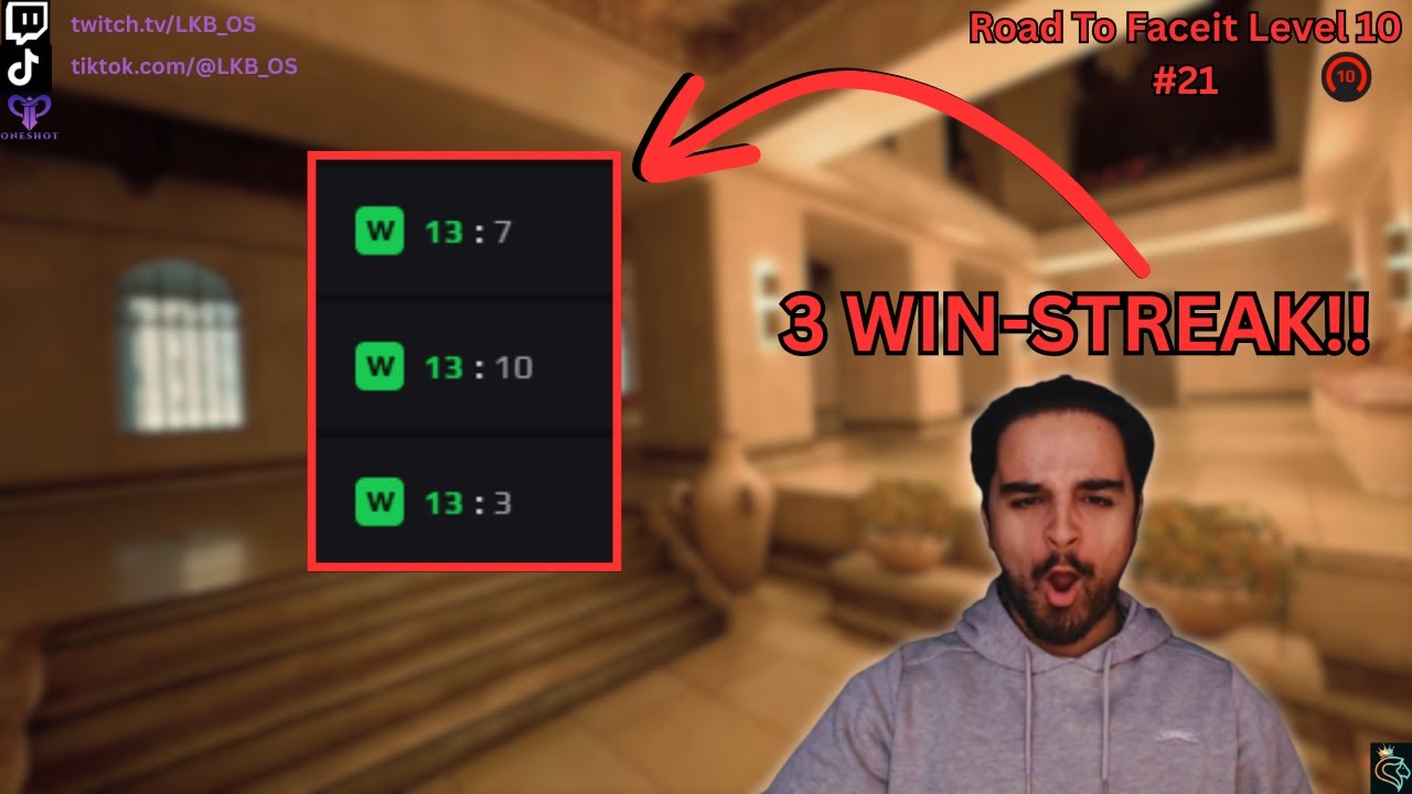 We Go BACK to BACK to BACK in WINS!!! (Road To Faceit Level 10 #21)