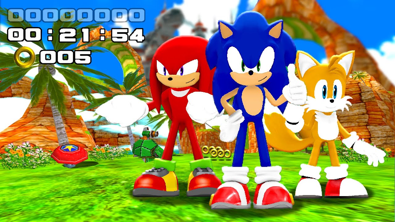 Sonic Heroes recreated in Sonic World