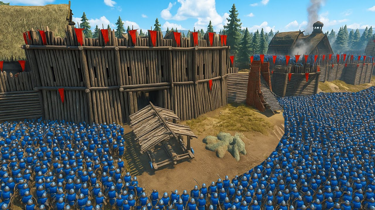 Siege of Balgard Castle by 7,500 Nomads | Mount & Blade 2 Bannerlord