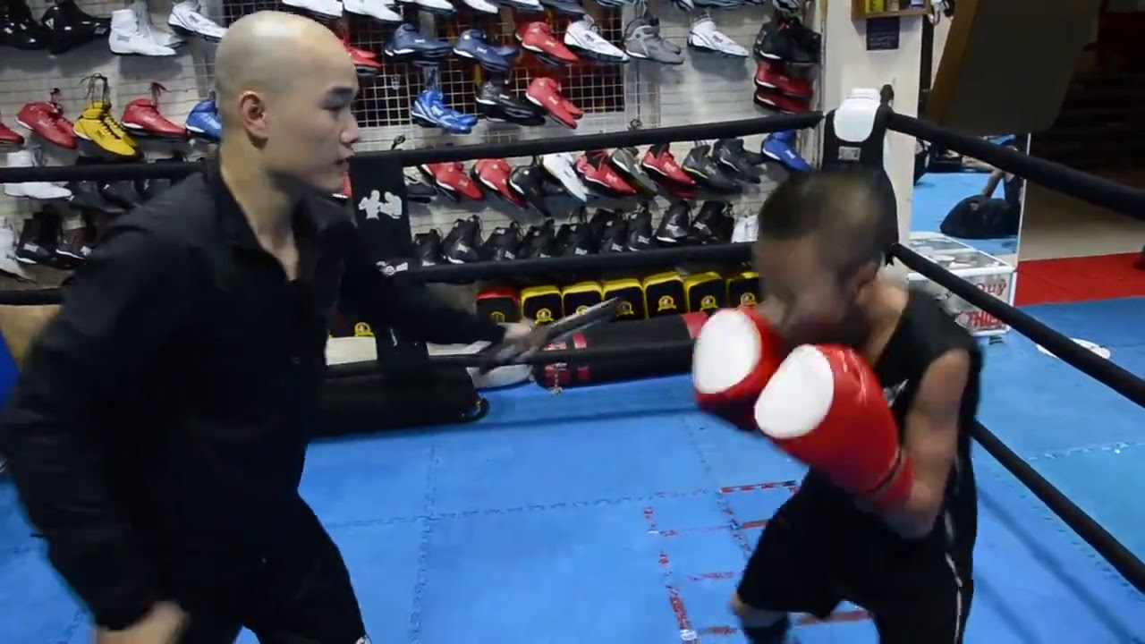 Traning punch the target Coach Axiao vs Việt Tiến 8.2015 | Boxing Ha Noi Axiao Club