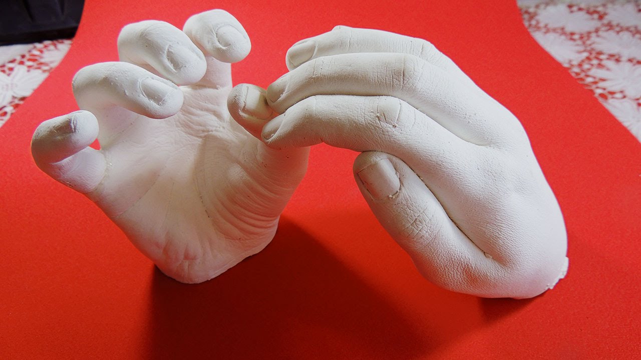 Faça a Réplica da Sua Mão em Gesso - DIY