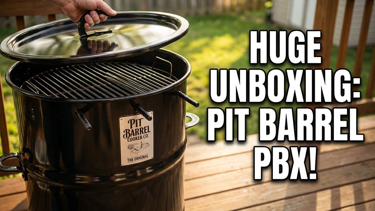 Pit Barrel PBX First Impressions | Big Drum, Big Expectations