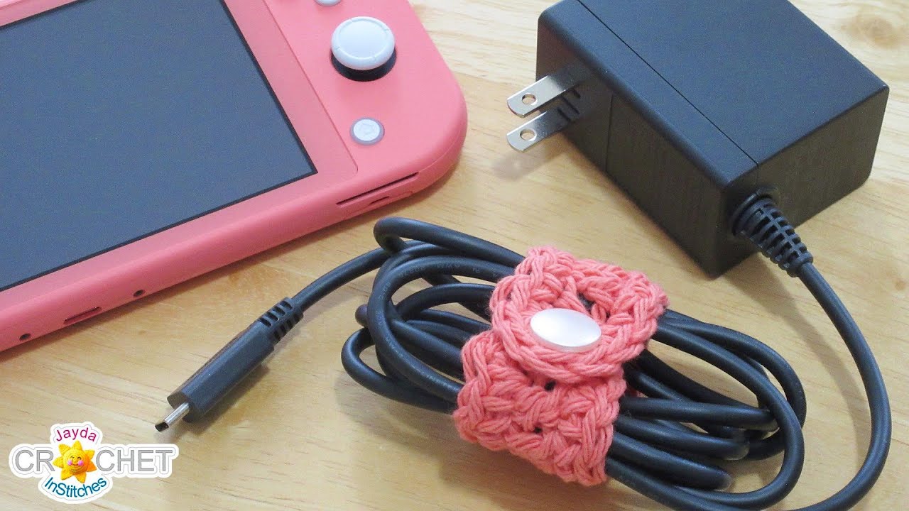 Power Cord Strap - Pattern & Tutorial - Crochet Quick Fix