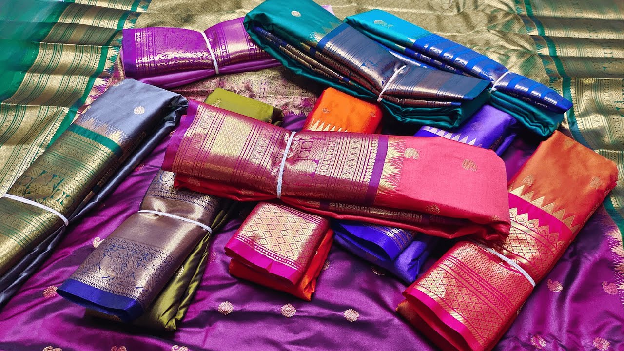పట్టు చీరలు -- ధమాకా💥సేల్ -- Wholesale Price Single Delivery Wedding Kanchi Pattu