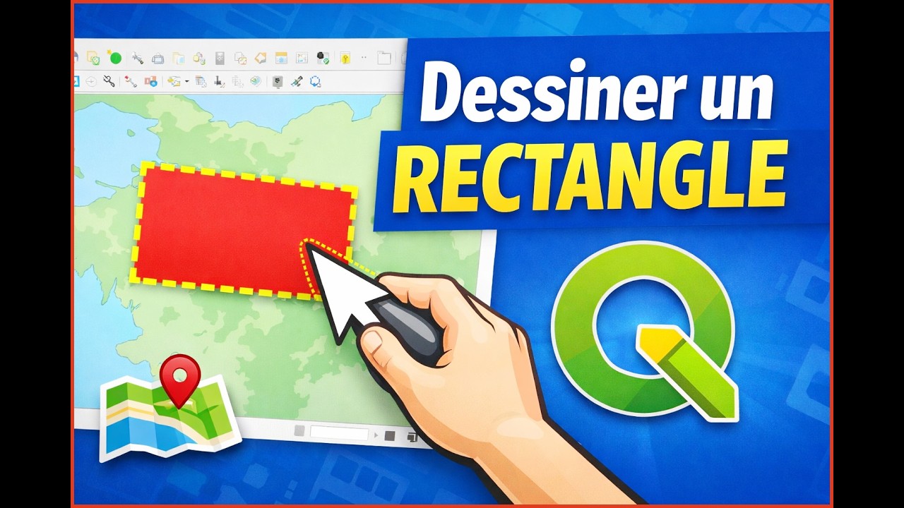 DESSINER UN RECTANGLE AVEC QGIS