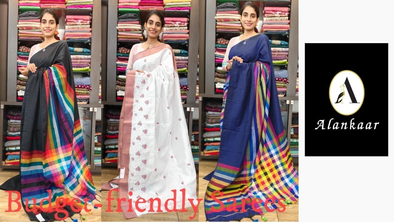 ALANKAAR BOUTIQUE / Budget friendly Silk $ Cotton Sarees / Whatsapp : 919746326239 / Sequence : 471