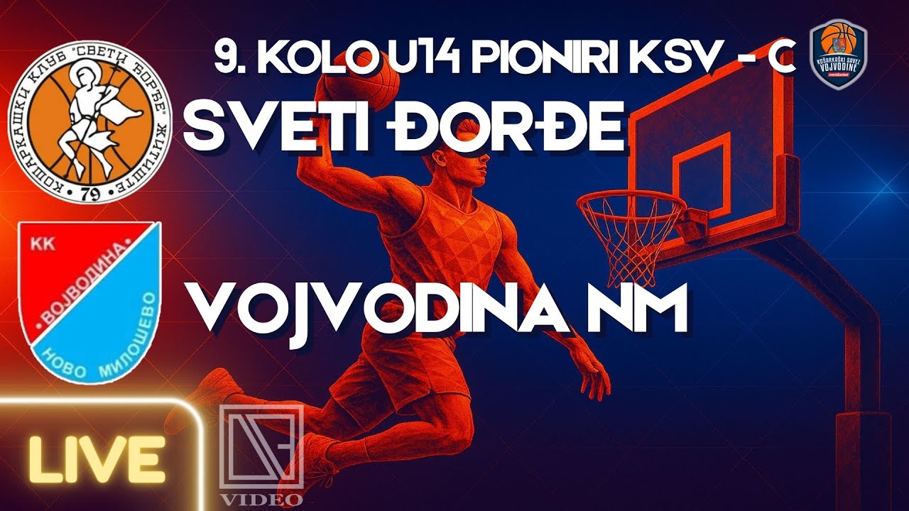 KK SVETI ĐORĐE Žitište - KK VOJVODINA NM Novo Miloševo (Full match Livestream) [25.01.2026.]
