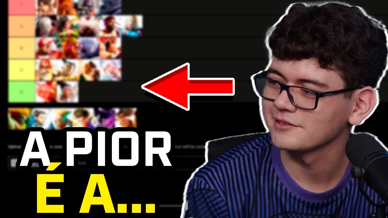 BLAZ faz a TIER LIST dos PERSONAGENS do STREET FIGHTER 6!! 