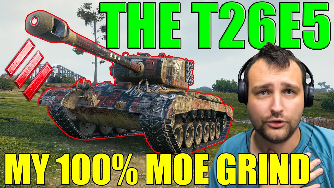 100% MoE Grind: Best T26E5 Battles! | World of Tanks