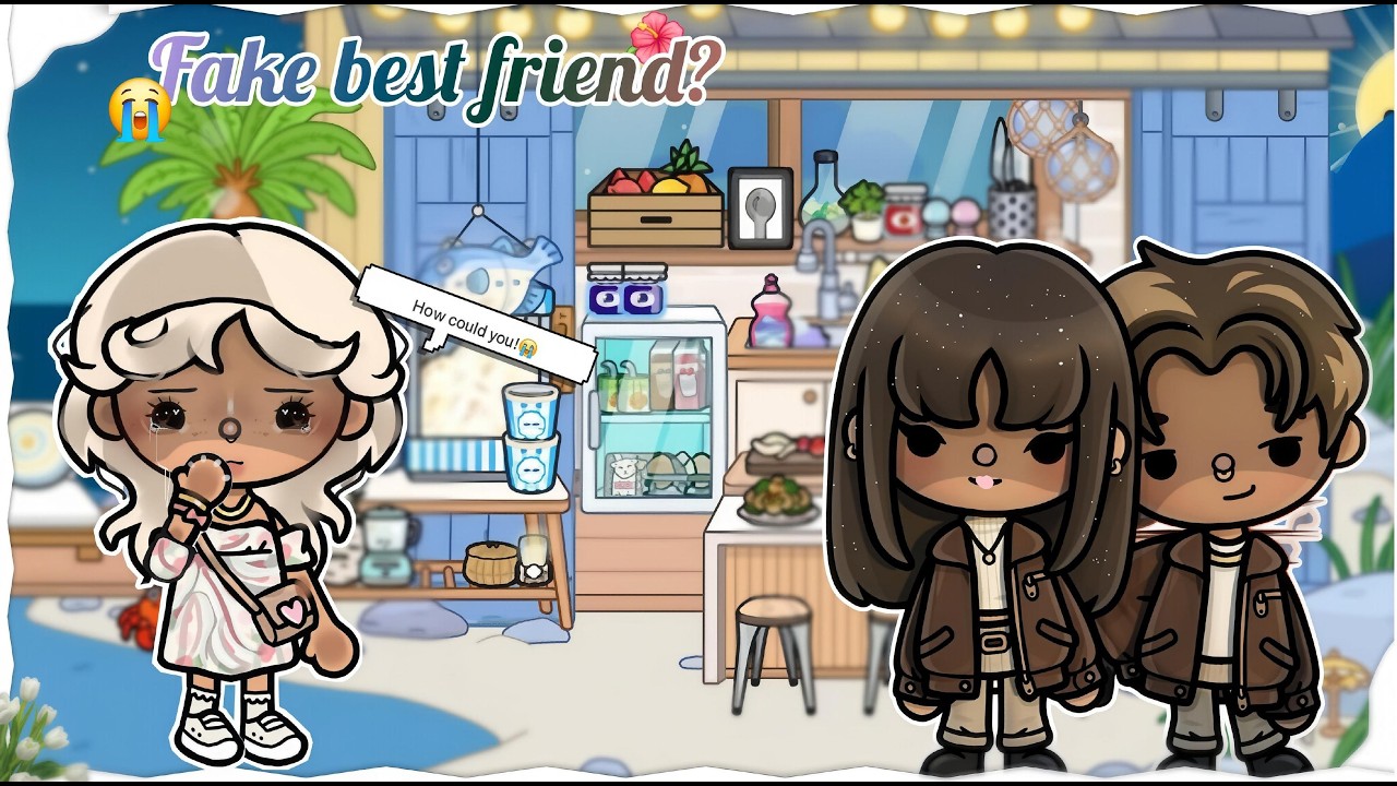 My FAKE Best Friend is a PICK ME GIRL 💔😭 | *with voice* 🔊| Toca Boca Roleplay
