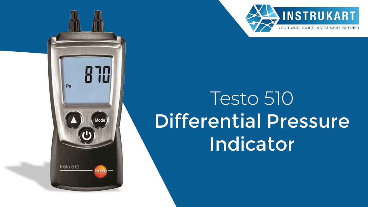 Дифференциальный индикатор давления Testo 510 | Диапазон измерения дифференциального давления: от...