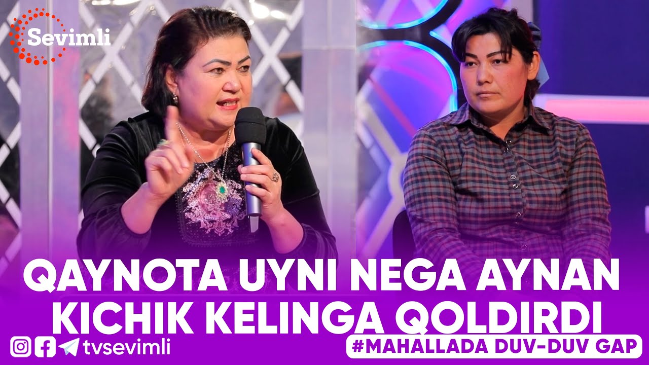 QAYNOTA UYNI NEGA AYNAN KICHIK KELINGA QOLDIRDI