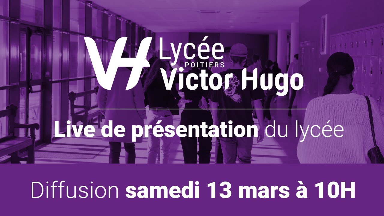 Conférence des Portes Ouvertes Lycée Victor Hugo Poitiers