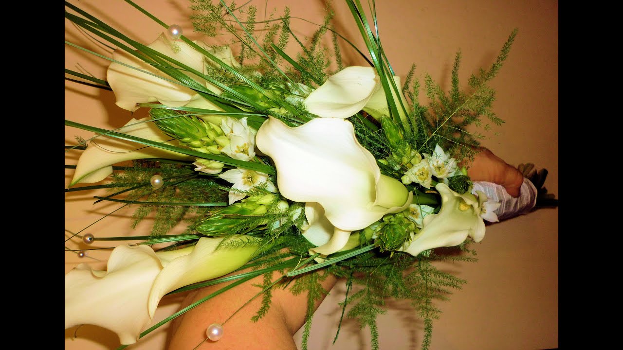DIY Ramo de novia con calas
