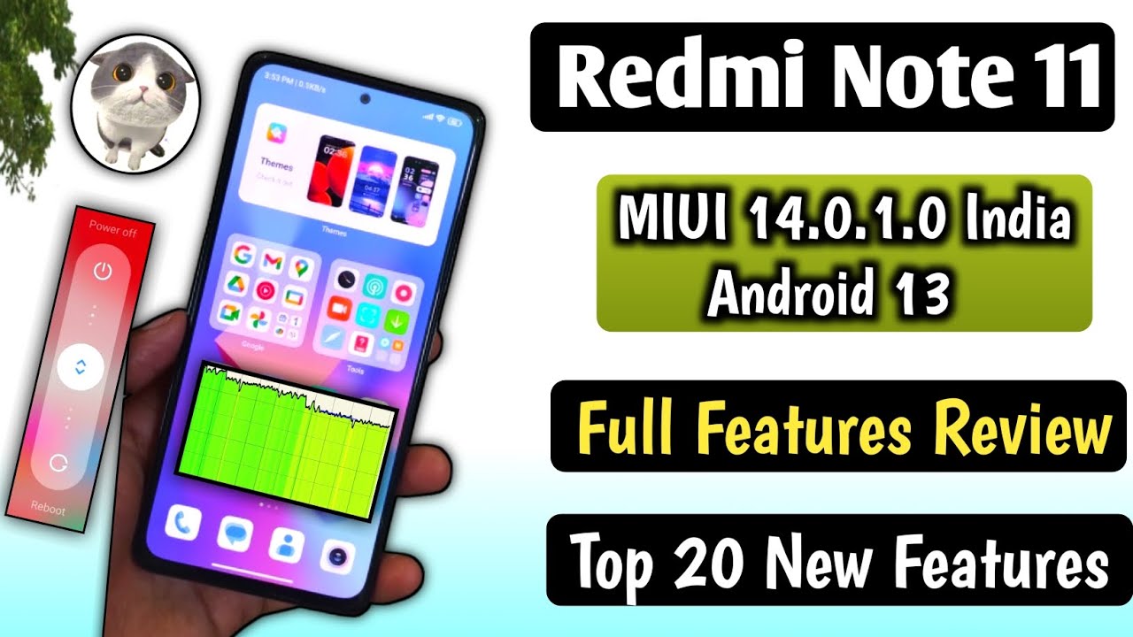Redmi Note 11 MIUI 14 Android 13 India Update Full Features Review/Changelog/Top 20 New Features IND