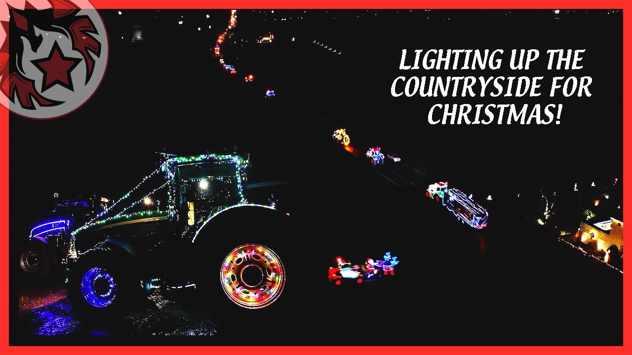 We join the Annual Christmas Tractor Run