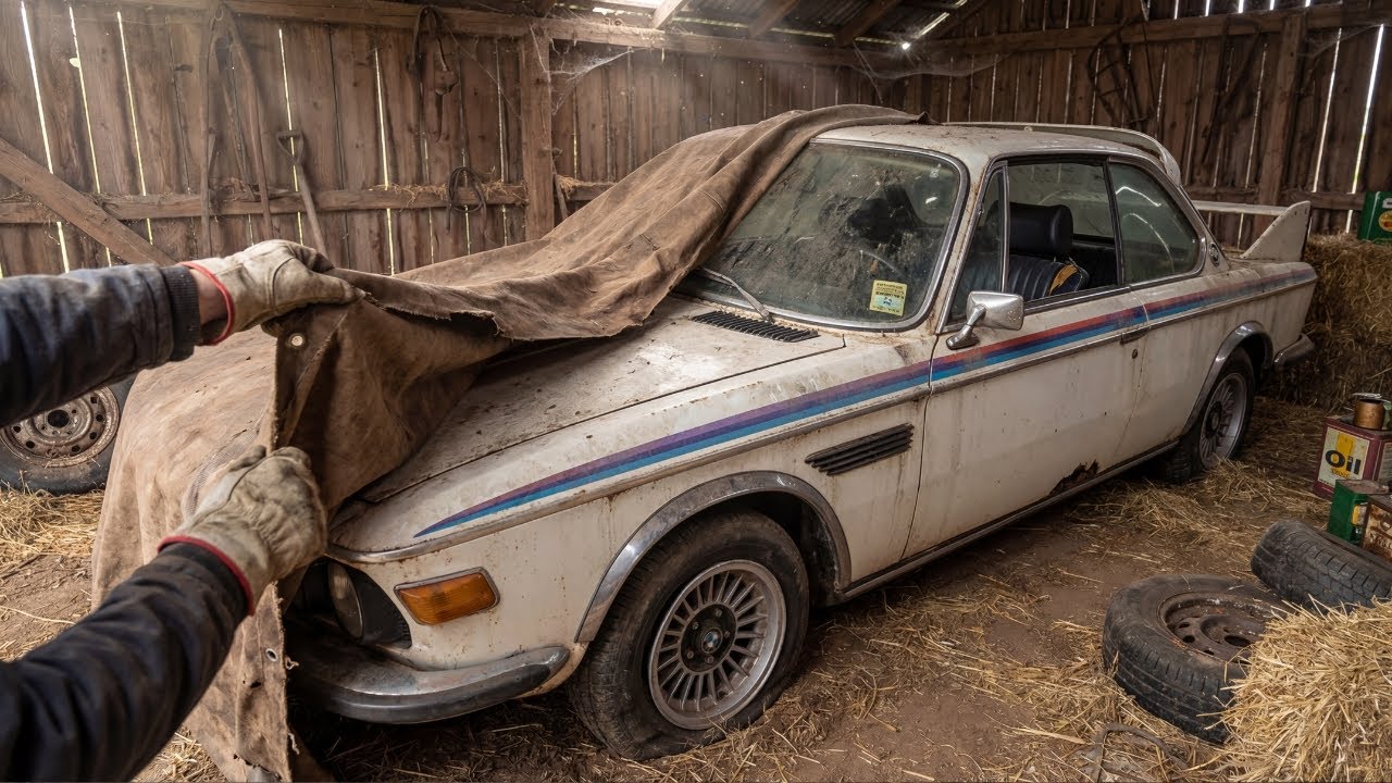 1973 BMW 3.0 CSL Full ASMR Restoration — Barn Find to Like New