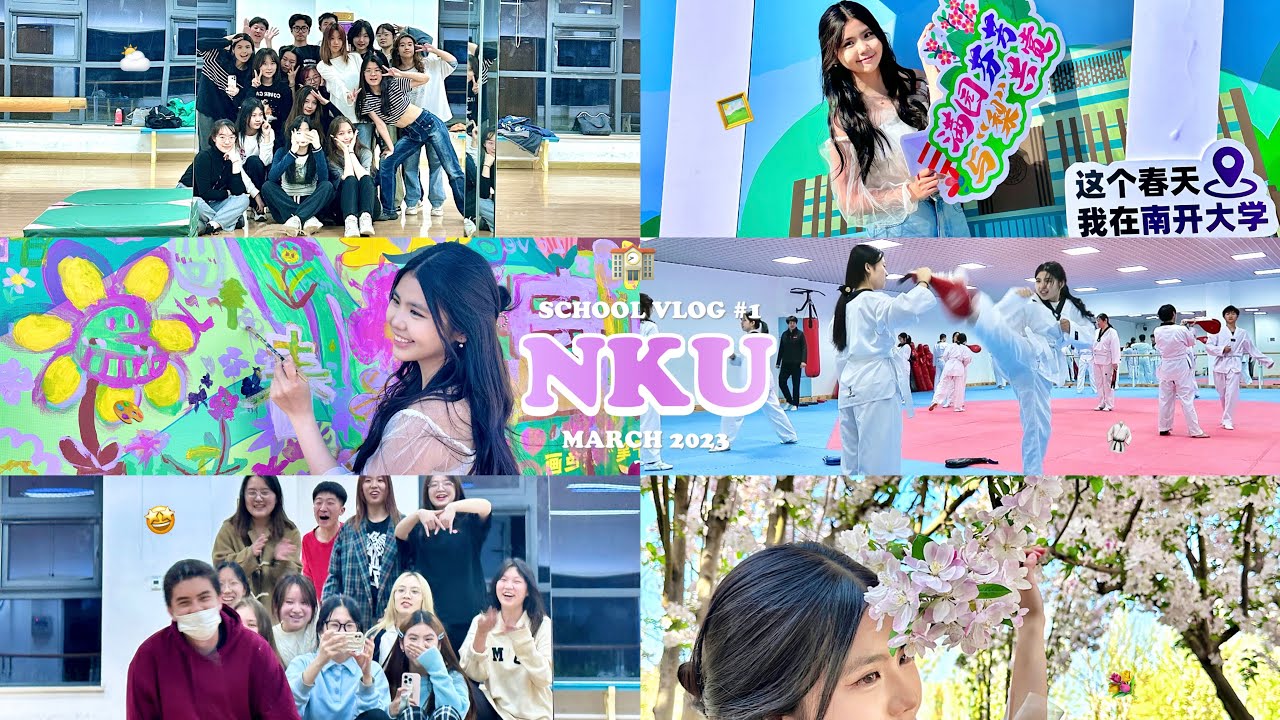 [VLOG] Spring in NKU 💐 | Snippets of my school life in China | Nankai University (ENG/CHN SUB)