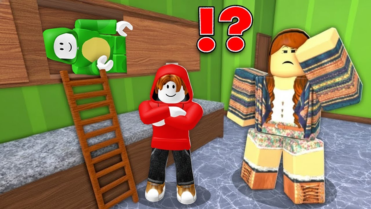 JJ hides Mikey from His Mom ?! (Maizen Roblox)