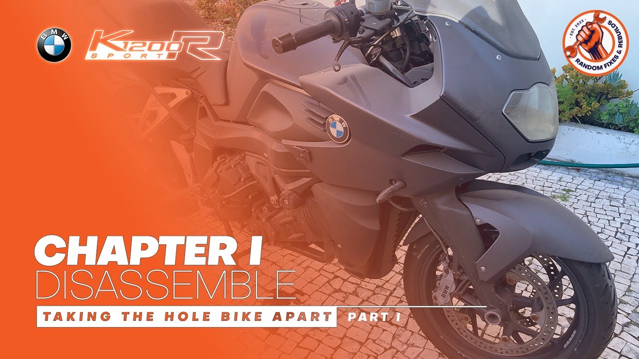 BMW K1200R Sport Rebuild - Ep. 1 - Disassemble Part I