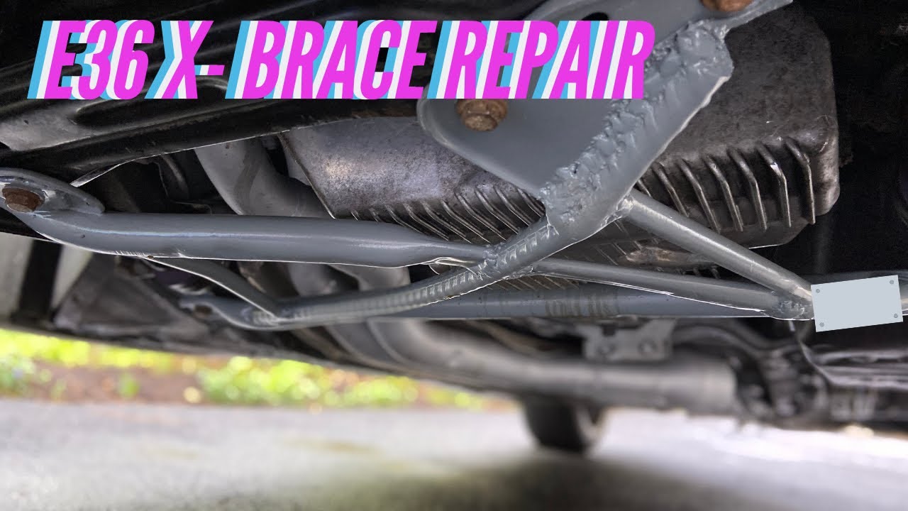 Fix Your Chassis Brace with REBAR! E36 X-Brace Repair