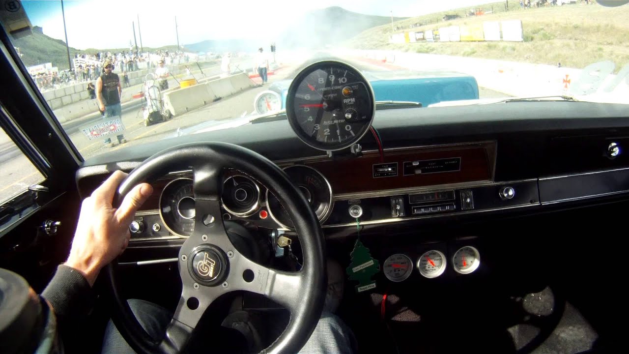1970 Dodge Dart Prostreet Drag Racing GoPro Helmet Cam