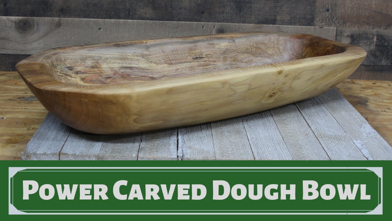 Power Carved Dough Bowl