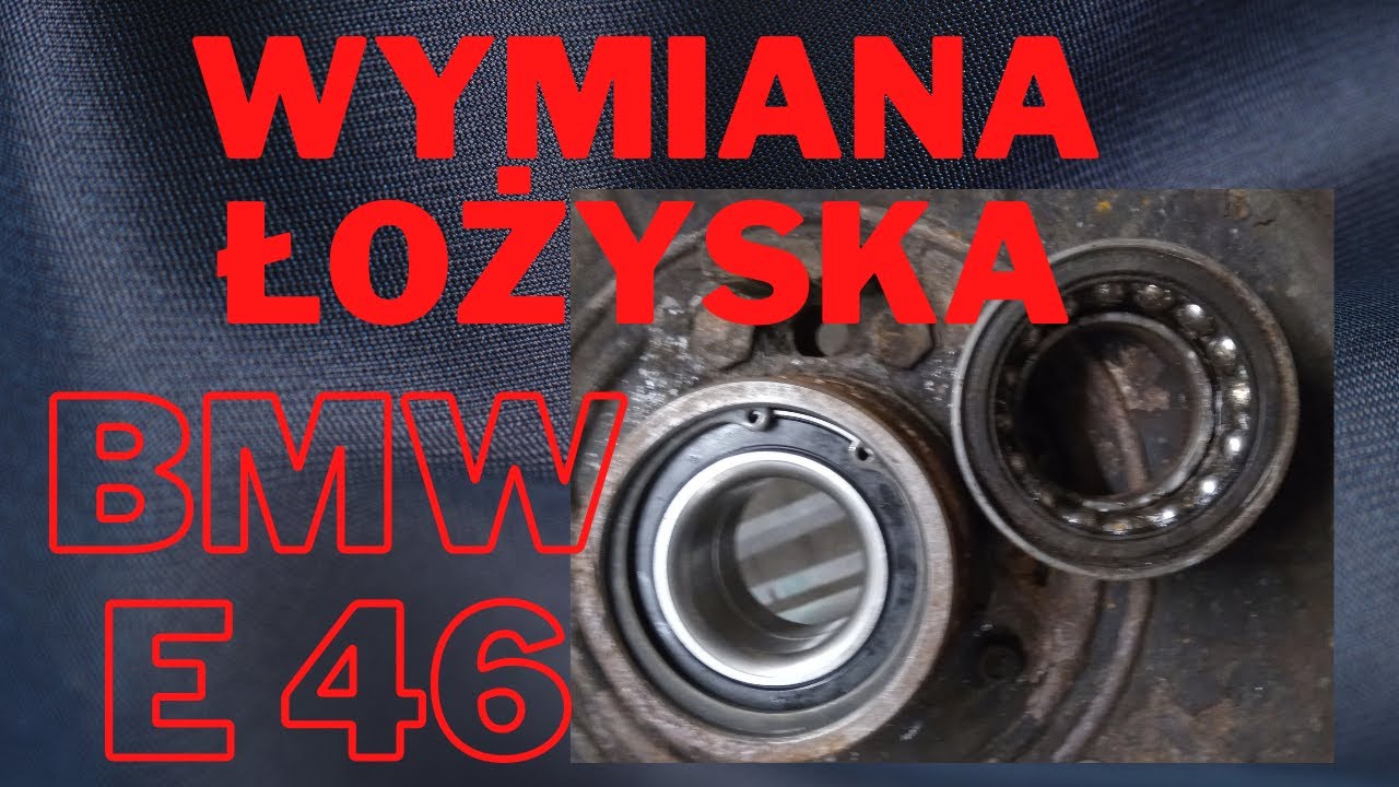 Wymiana tylnego łożyska BMW E46