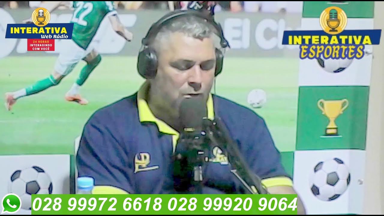 PROGRAMA INTERATIVA ESPORTE  DAS 12 AS 13 HORAS APRESENTAÇÃO MARCIO MENDONÇA