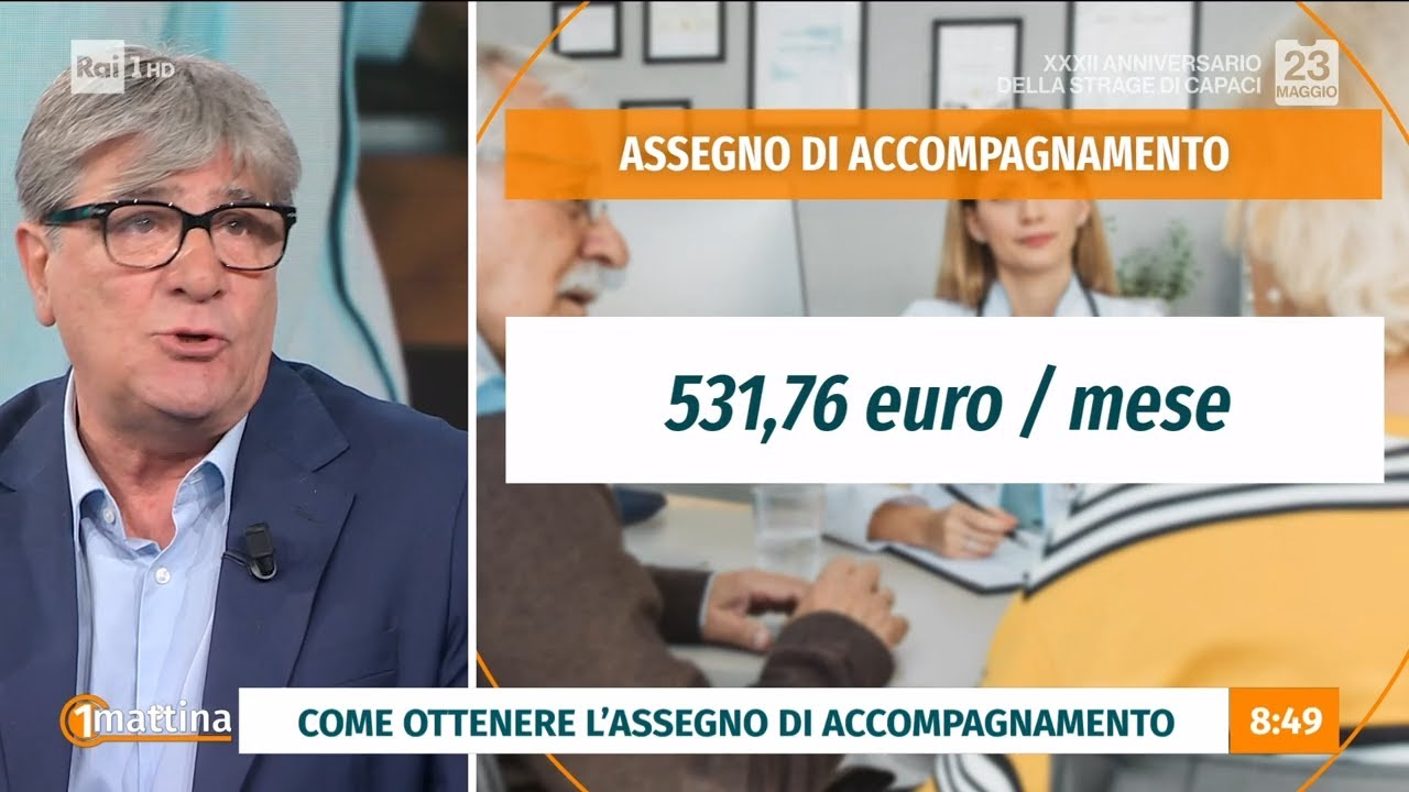 Anziani ed accompagnamento - Unomattina 23/05/2024