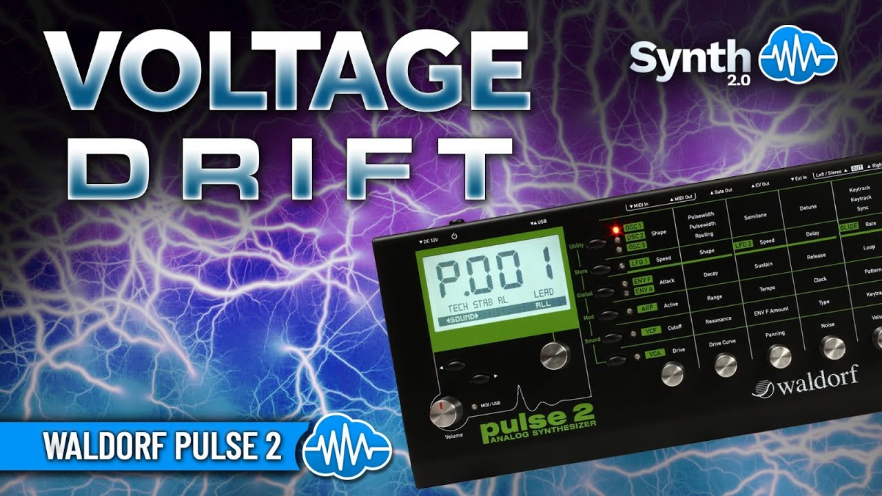WALDORF PULSE 2 ♫ 52 Custom Patches ► VOLTAGE DRIFT SOUND BANK