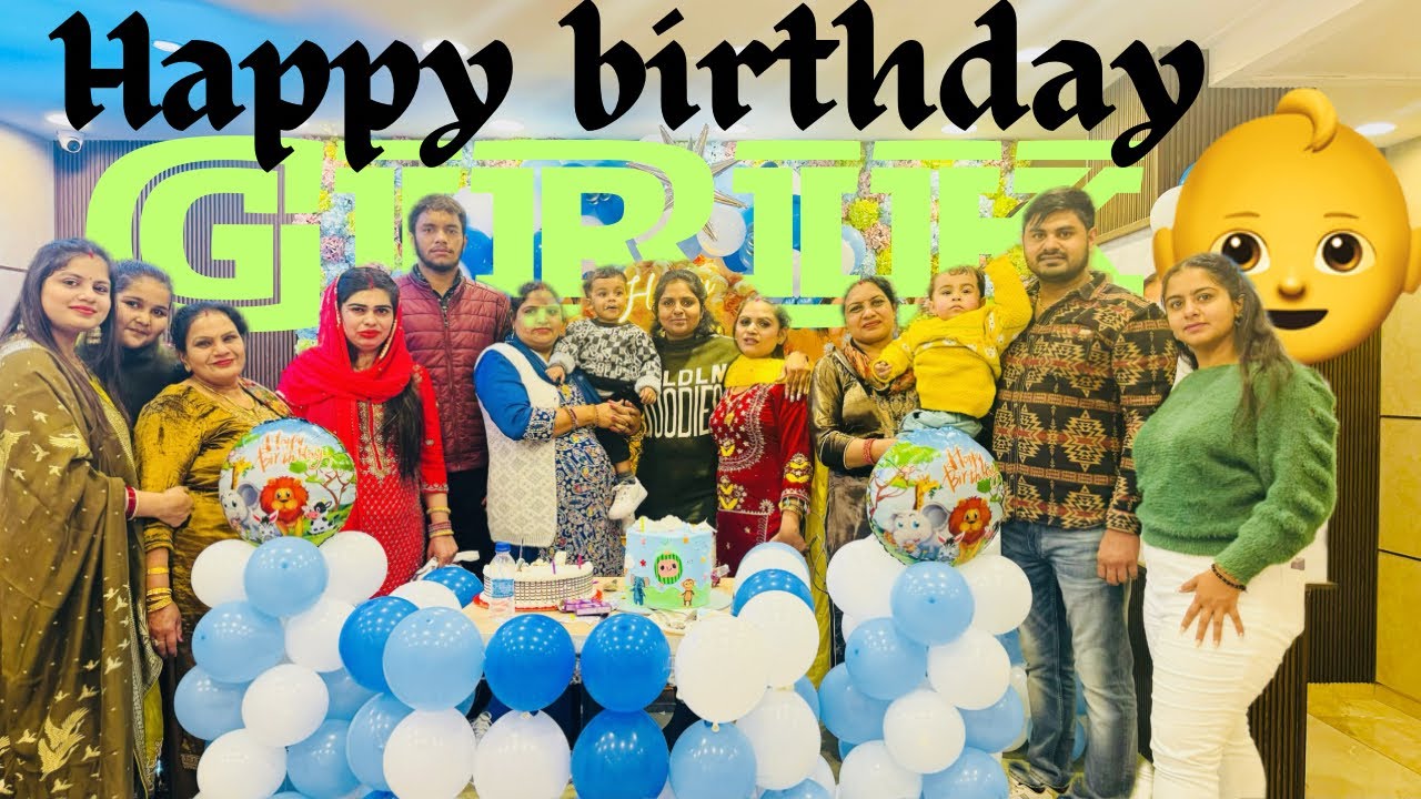 Happy Birthday Girik👶 |@swamitbadesra @pariranivlogs7035 @nishasehrawatvlogs4894