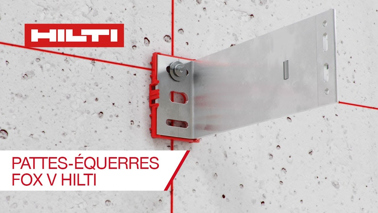 Simplifiez la pose de votre façade ventilée avec les pattes-équerres Fox V Hilti