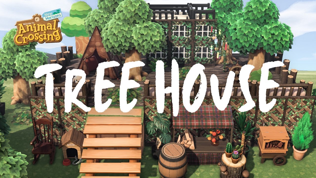 How To Build a TREE HOUSE in Animal Crossing: New Horizons