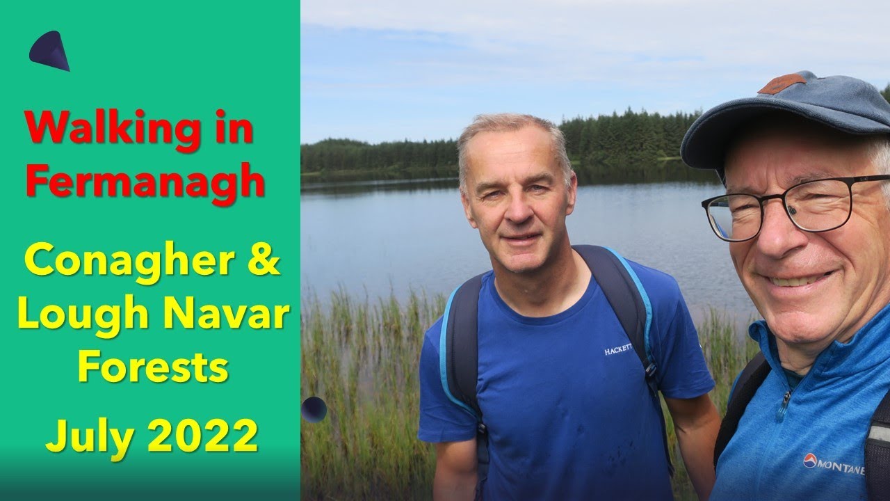Long Hike in Conagher Forest and Lough Navar Forest Co. Fermanagh N. Ireland July 2022