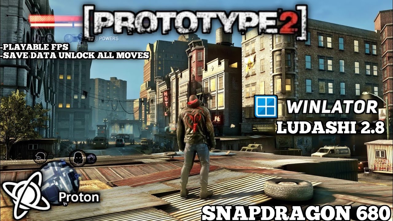 WINLATOR Ludashi 2.8/GAMEPLAY PROTOTYPE 2 ON (PC) SNAPDRAGON 680/4GB RAM 