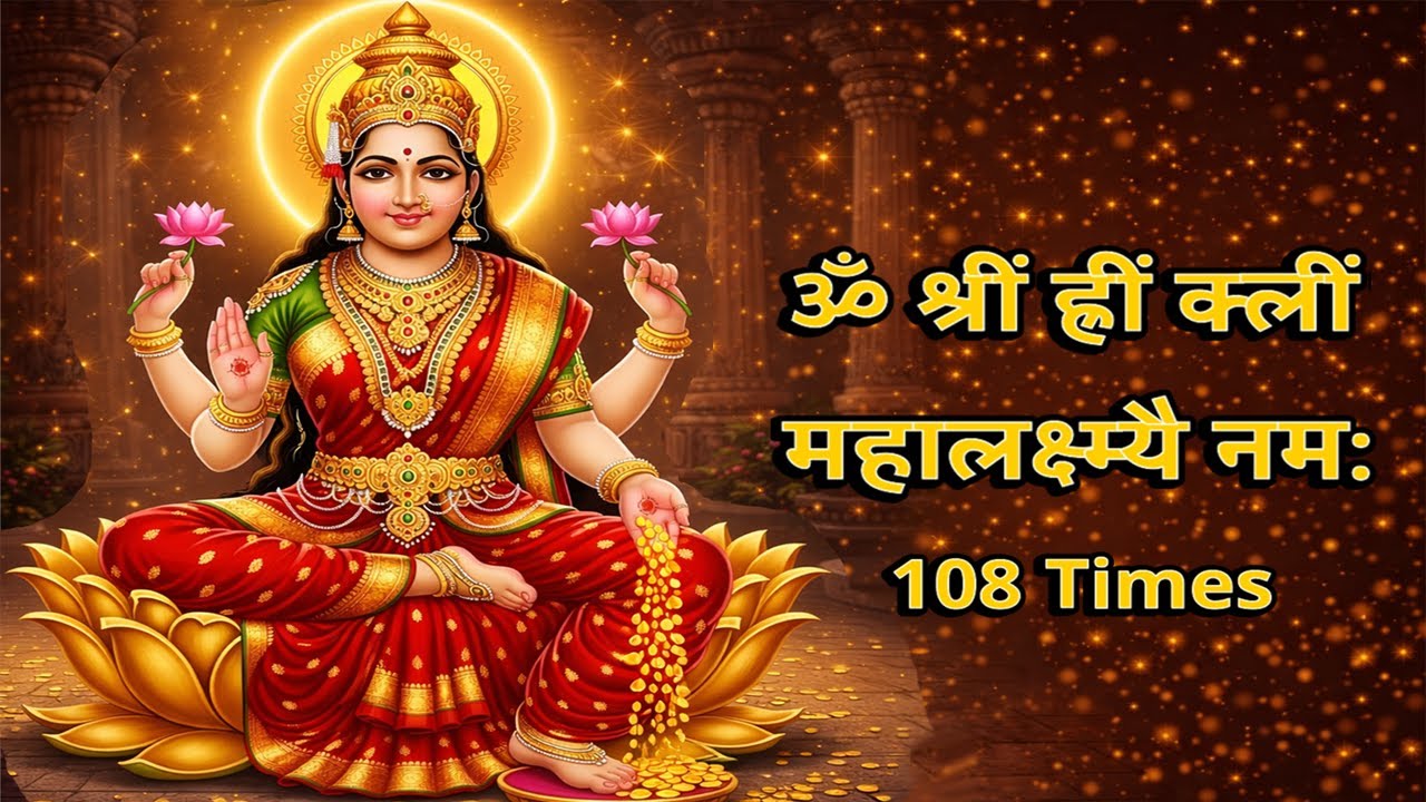 ॐ श्रीं ह्रीं क्लीं महालक्ष्म्यै नमः | Powerful Mahalakshmi Mantra | Attract Wealth & Prosperity