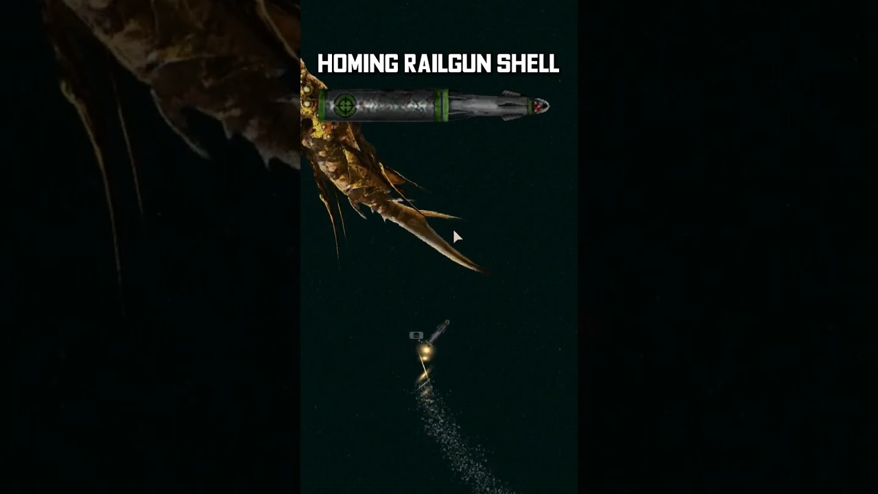 Homing Railgun Shell #barotrauma