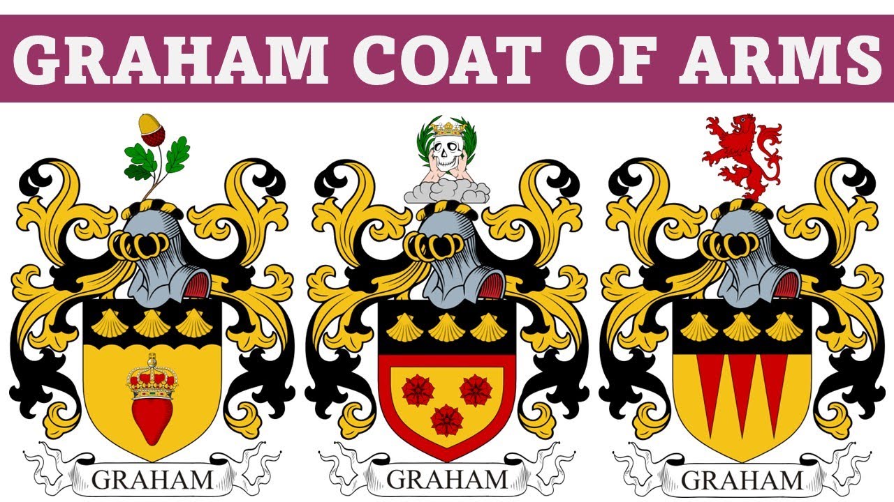 Graham Coat of Arms 1 of 2 & Family Crest - Symbols, Bearers, History