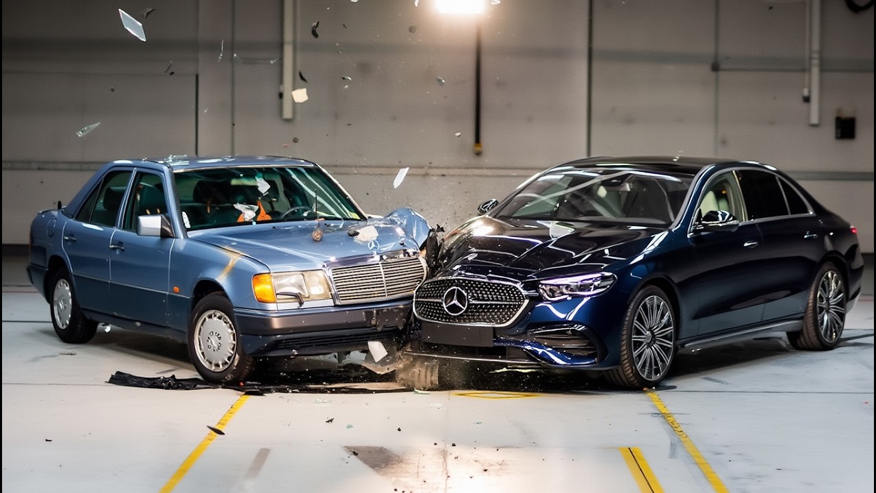 Mercedes E-Class W124–W214 — Полная история краш-тестов EVOLUTION и Euro NCAP.
