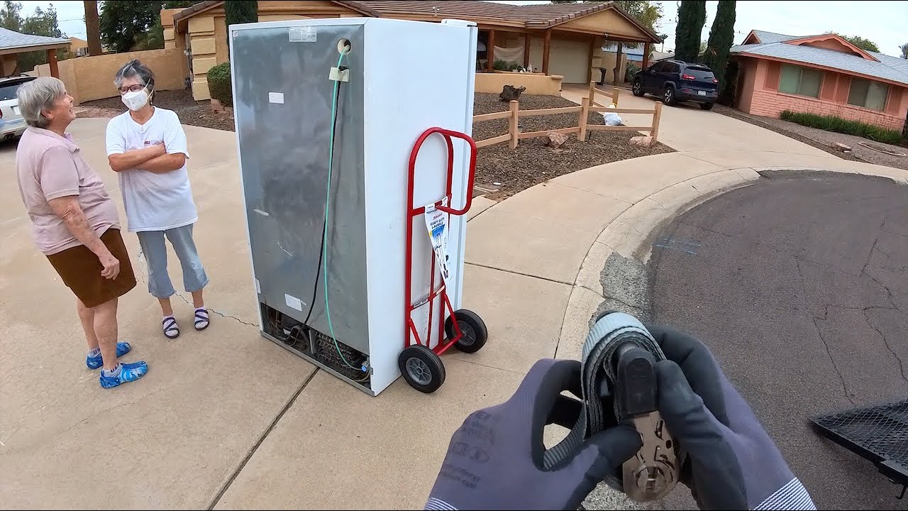 Getting Paid Twice for a Refrigerator Junk Removal Job!