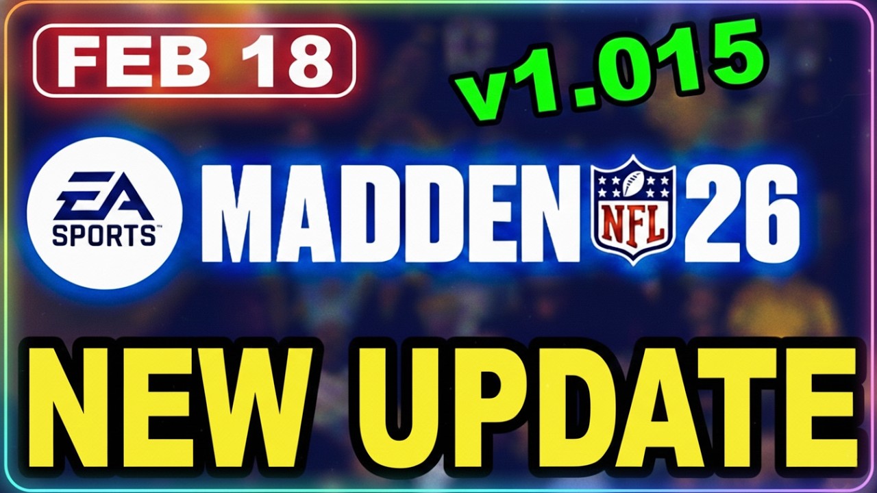 Madden 26 Update 1.015 Patch : Huge Fixes, Bugs, and What It Really Means for Players
