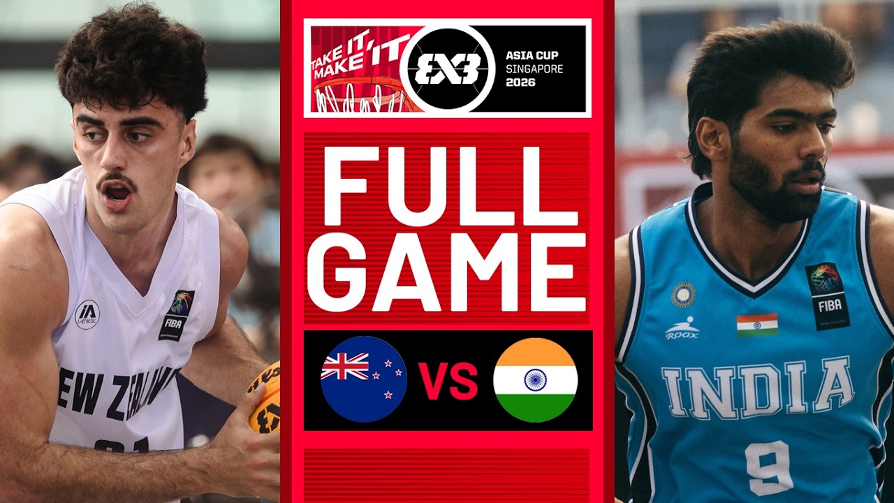 Новая Зеландия 🇳🇿 против Индии 🇮🇳 | Полная запись мужского матча | Кубок Азии FIBA ​​3x3 2026 | #...