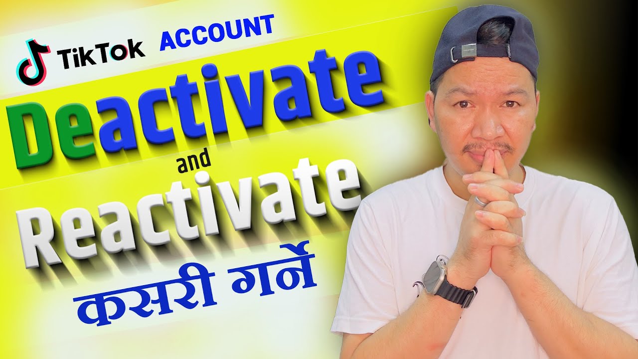 How To Deactivate and Reactivate TikTok Account in 2025 || TikTok Account Kasari Delete Garne