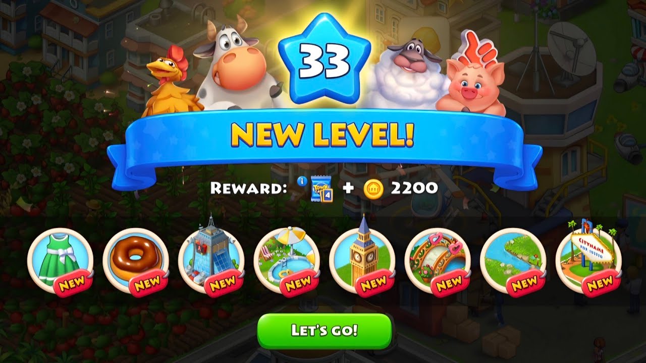 Township level 33 Gameplay 