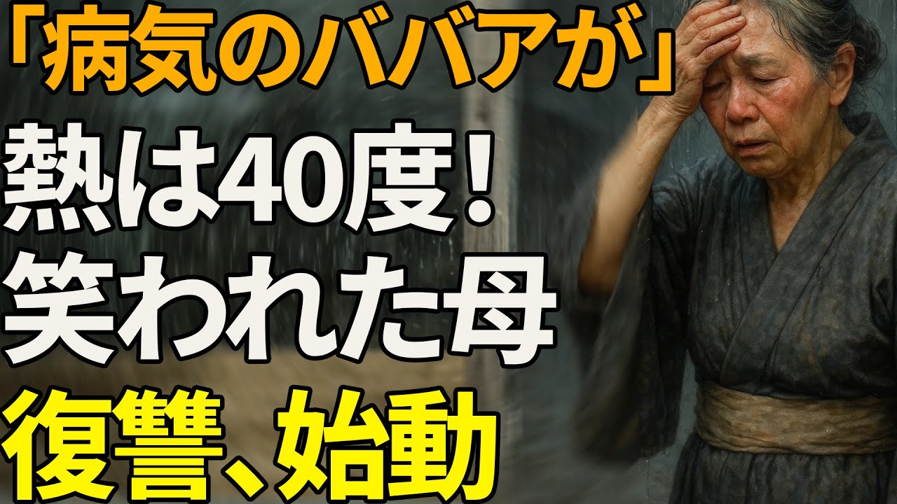 「うるさいな、ババア！」熱にうなされる70歳の母を雨の中に追い出した息子夫婦、報復の夜が始まる【シニアライフ】【60代以上の方へ】