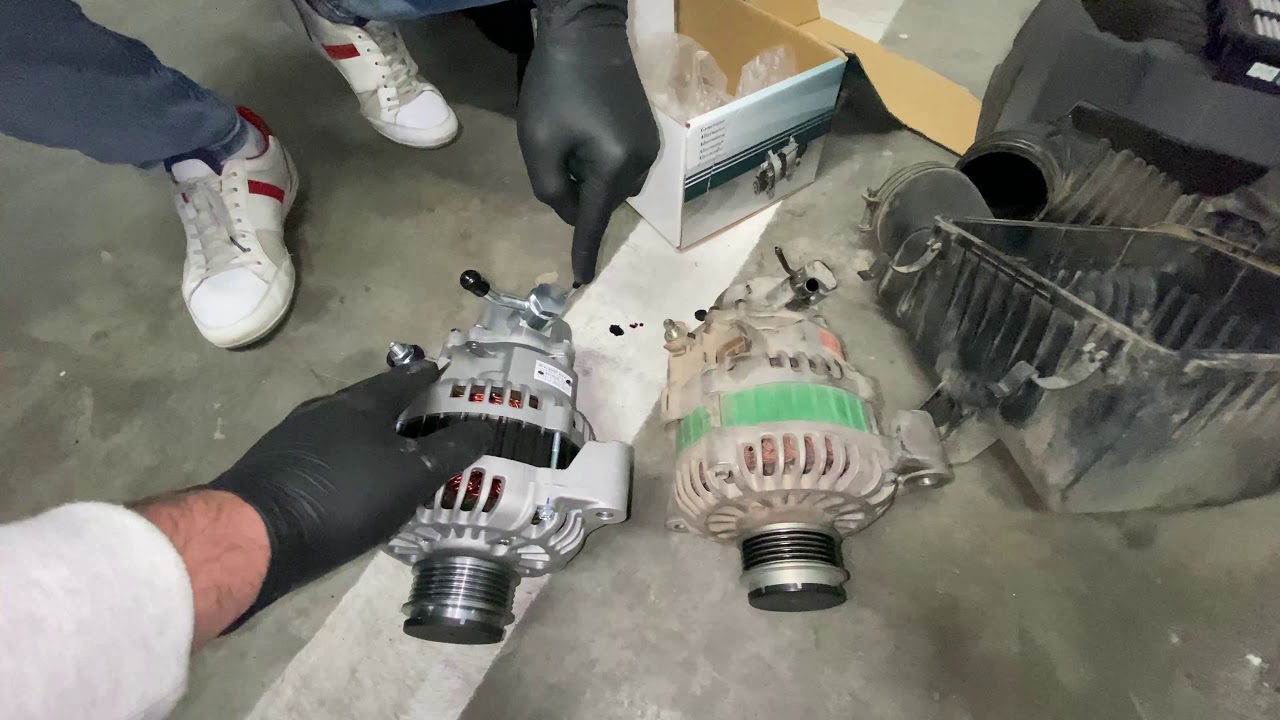 Замена ГЕНЕРАТОРА Hyundai Terracan (Alternator replacement Hyundai Terracan) - החלפת אלטרנטור טראקן